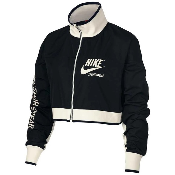 Nike Sportswear Cropped Track Jacket Size XL Activewear Sporty - Picture 2 of 15